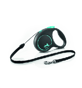 Flexi рулетка-трос для собак, Black Design M Cord 5м 20кг